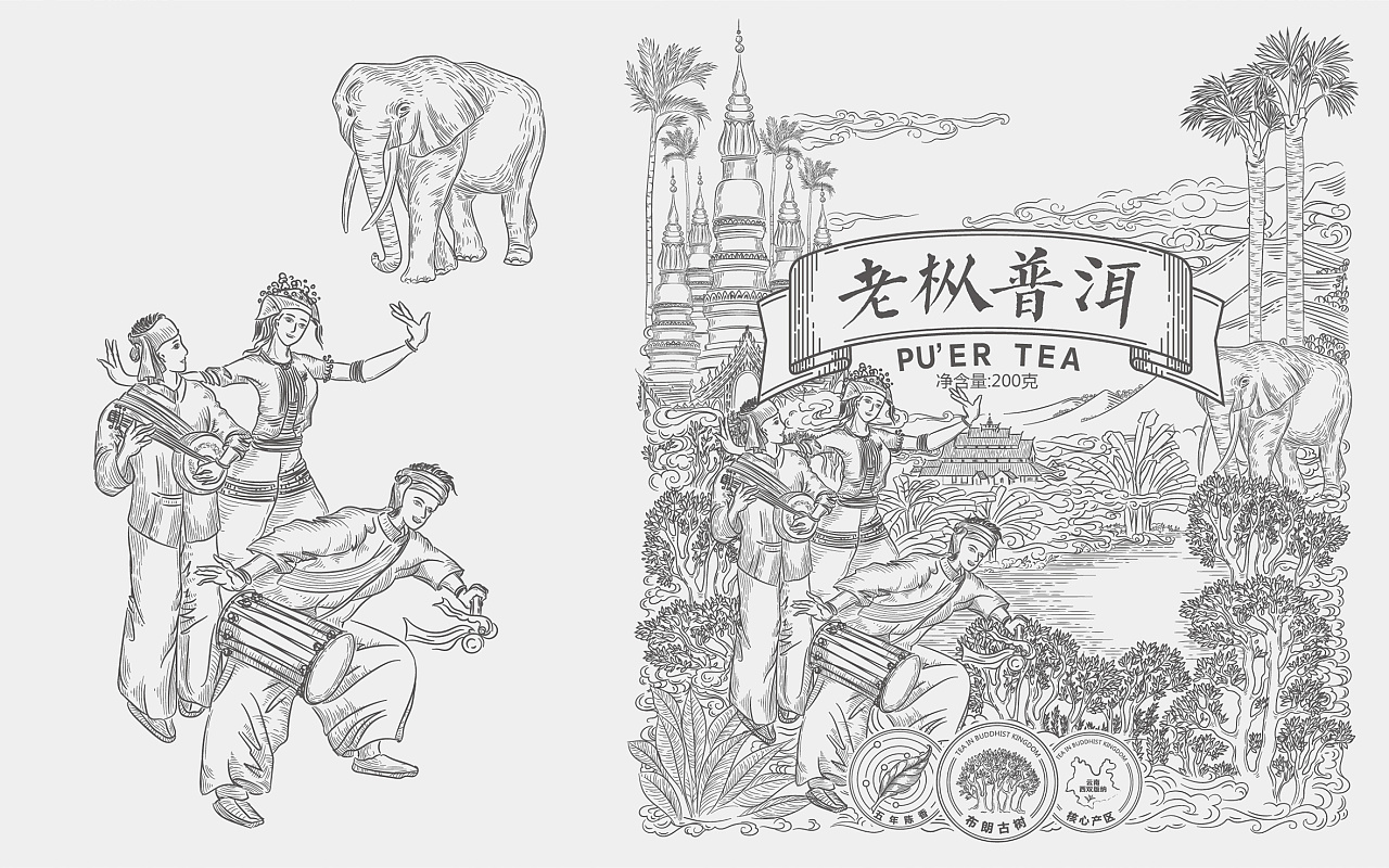 普洱茶包装设计