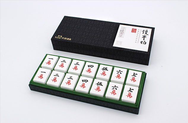 麻将黑茶包装设计